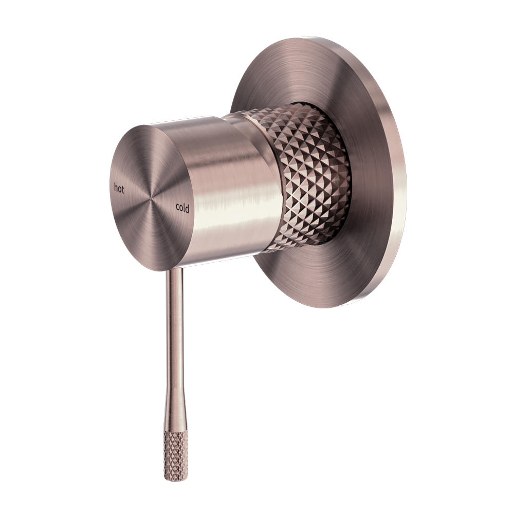 Nero Opal Shower Mixer 80mm Plate - Brushed Bronze - NR251909BZ