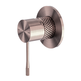 Nero Opal Shower Mixer 80mm Plate - Brushed Bronze - NR251909BZ