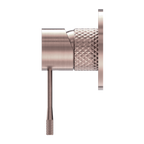 Nero Opal Shower Mixer 80mm Plate - Brushed Bronze - NR251909BZ