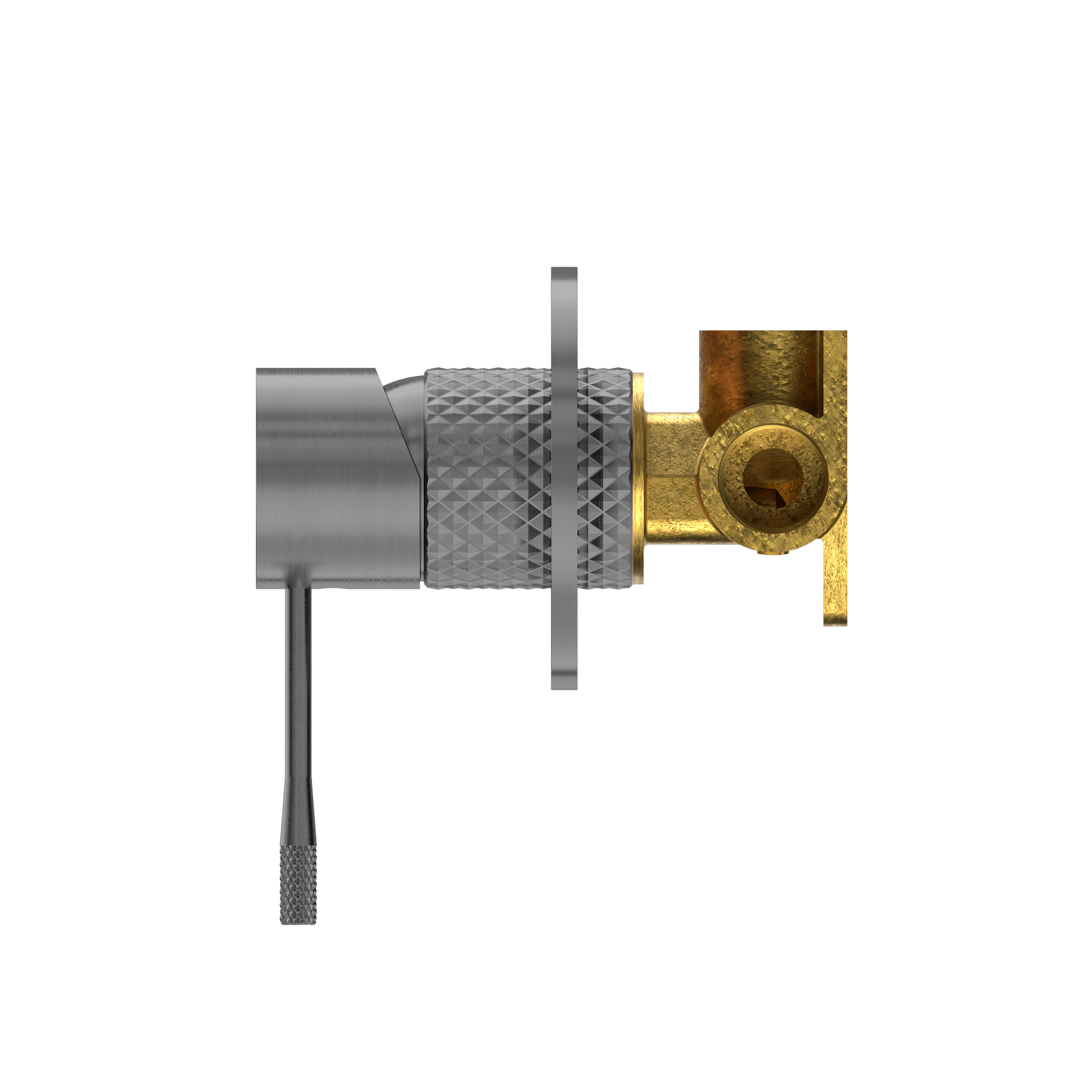 Nero Opal Shower Mixer 80mm Plate - Graphite - NR251909GR