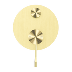 Nero Opal Shower Mixer With Divertor - Brushed Gold - NR251909aBG