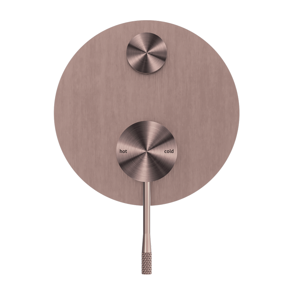 Nero Opal Shower Mixer With Divertor - Brushed Bronze - NR251909aBZ