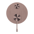 Nero Opal Shower Mixer With Divertor - Brushed Bronze - NR251909aBZ