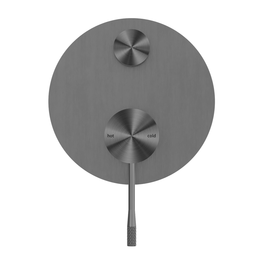 Nero Opal Shower Mixer With Divertor - Graphite - NR251909aGR