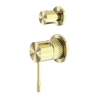 Nero Opal Shower Mixer With Divertor Separate Plate - Brushed Gold - NR251909eBG