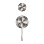 Nero Opal Shower Mixer With Divertor Separate Plate - Brushed Nickel - NR251909eBN