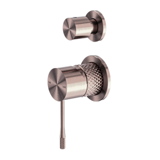 Nero Opal Shower Mixer With Divertor Separate Plate - Brushed Bronze - NR251909eBZ