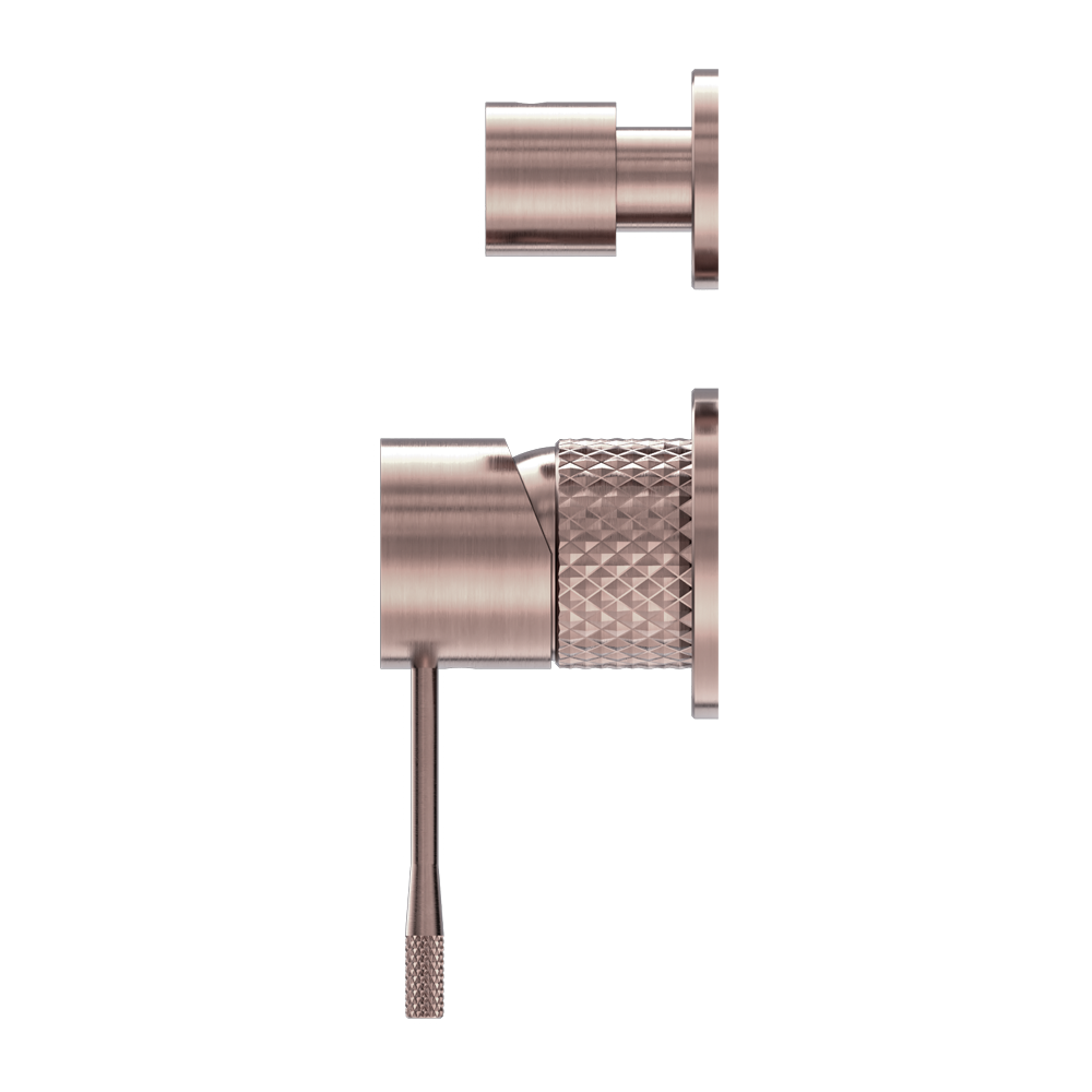 Nero Opal Shower Mixer With Divertor Separate Plate - Brushed Bronze - NR251909eBZ