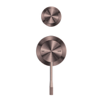 Nero Opal Shower Mixer With Divertor Separate Plate - Brushed Bronze - NR251909eBZ