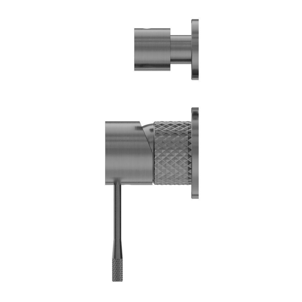 Nero Opal Shower Mixer With Divertor Separate Plate - Graphite - NR251909eGR