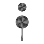 Nero Opal Shower Mixer With Divertor Separate Plate - Graphite - NR251909eGR