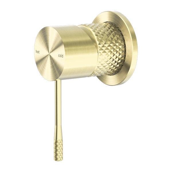 Nero Opal Shower Mixer 60mm Plate - Brushed Gold - NR251909hBG
