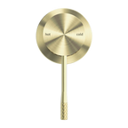 Nero Opal Shower Mixer 60mm Plate - Brushed Gold - NR251909hBG