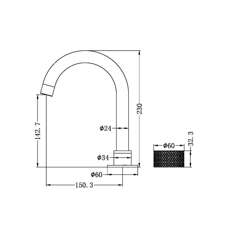Nero Opal Progressive Basin Set - Brushed Nickel