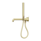 Nero Opal Progressive Shower System With Spout 230mm - Brushed Gold - NR252003a230BG