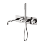 Nero Opal Progressive Shower System With Spout 250mm - Brushed Nickel - NR252003a250BN