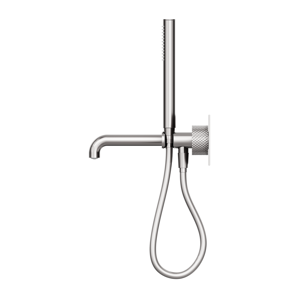 Nero Opal Progressive Shower System With Spout 230mm - Brushed Nickel - NR252003a230BN