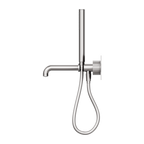 Nero Opal Progressive Shower System With Spout 250mm - Brushed Nickel - NR252003a250BN