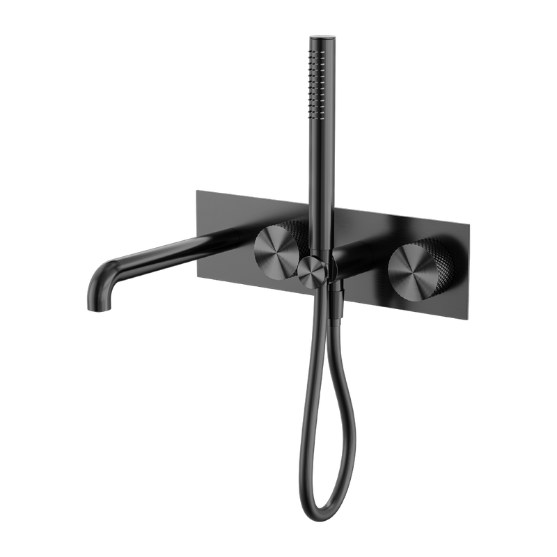 Nero Opal Progressive Shower System With Spout 230mm - Graphite