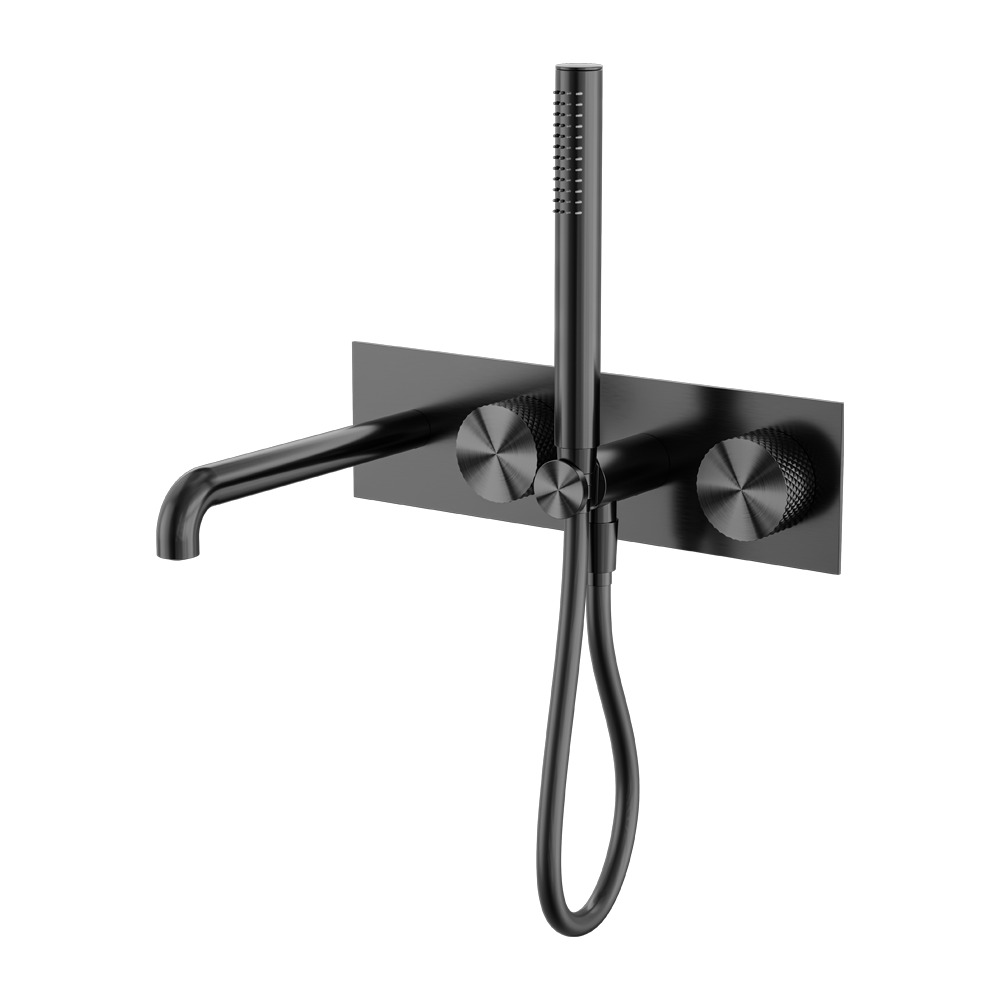 Nero Opal Progressive Shower System With Spout 250mm - Graphite - NR252003a250GR