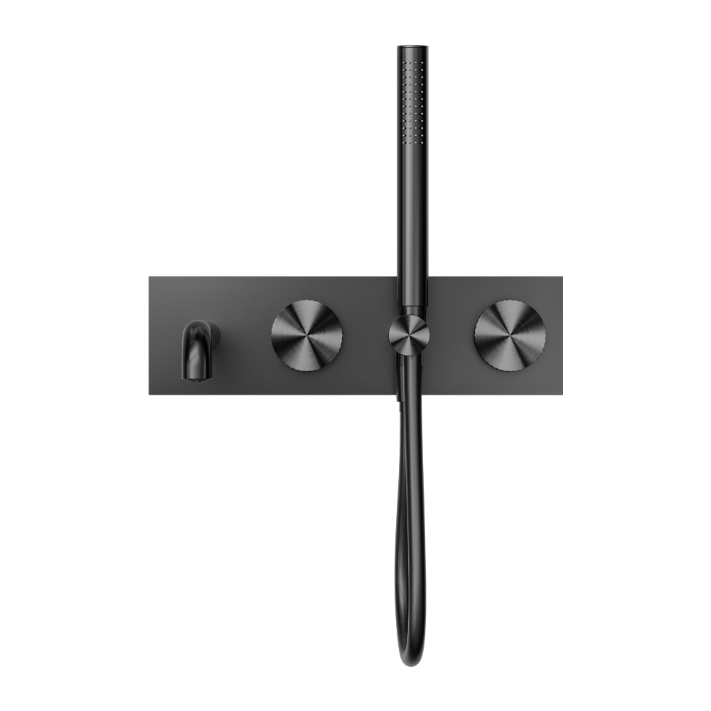 Nero Opal Progressive Shower System With Spout 230mm - Graphite - NR252003a230GR