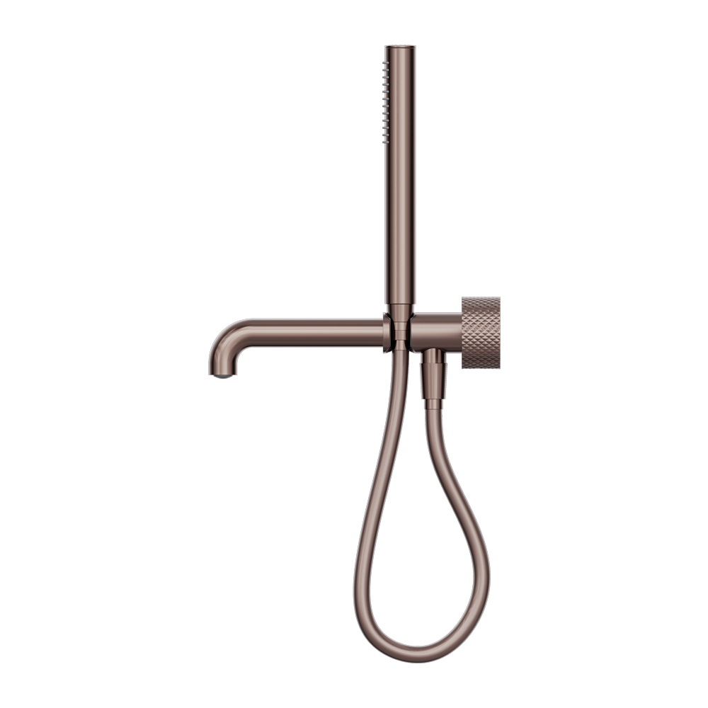 Nero Opal Progressive Shower System Separate Plate With Spout 230mm - Brushed Bronze - NR252003b230BZ