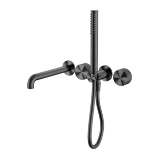 Nero Opal Progressive Shower System Separate Plate With Spout 250mm - Graphite - NR252003b250GR