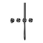 Nero Opal Progressive Shower System Separate Plate With Spout 250mm - Graphite - NR252003b250GR