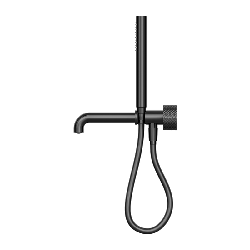 Nero Opal Progressive Shower System Separate Plate With Spout 230mm - Graphite