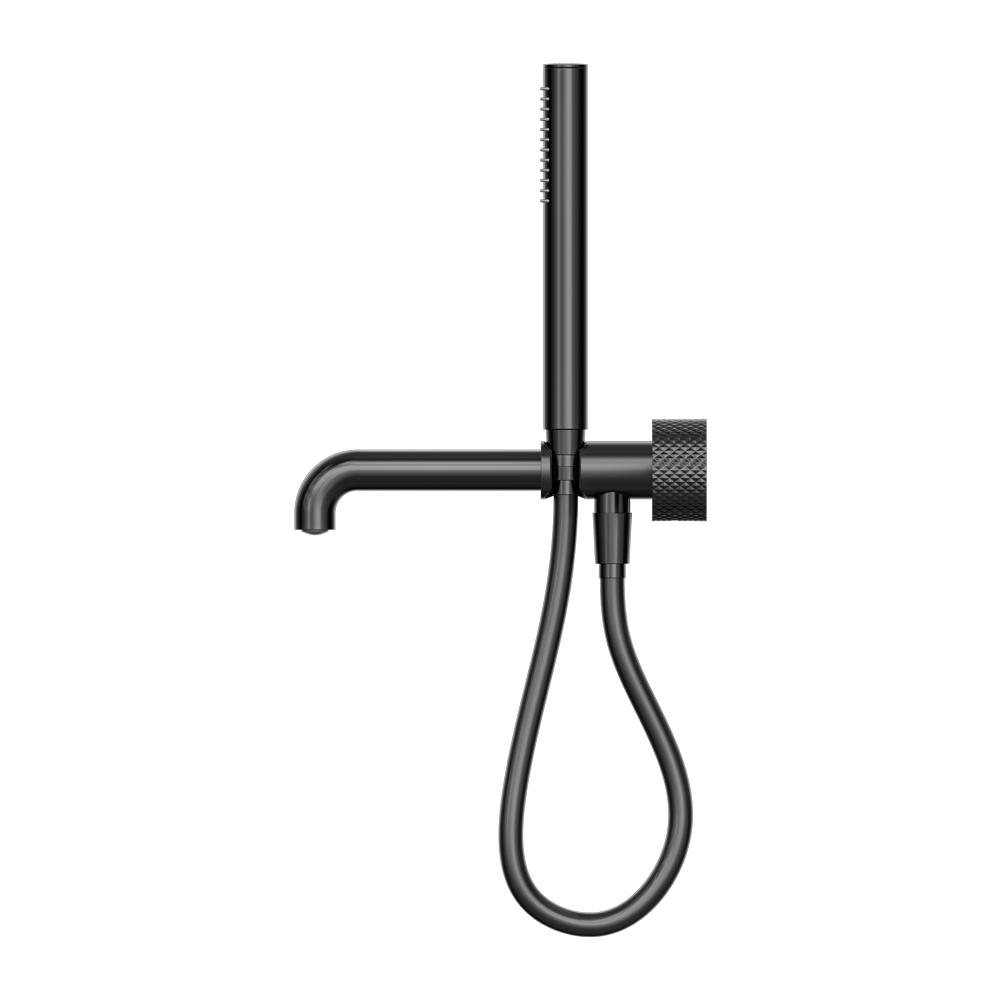 Nero Opal Progressive Shower System Separate Plate With Spout 250mm - Graphite - NR252003b250GR