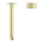 Nero Opal Progressive Wall Basin/Bath Set 120mm - Brushed Gold - NR252007A120BG