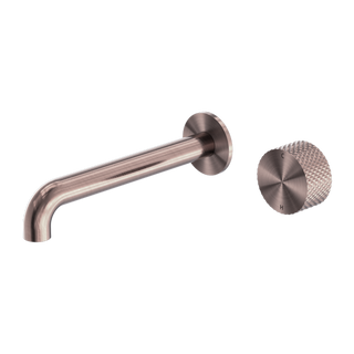 Nero Opal Progressive Wall Basin/Bath Set 230mm - Brushed Bronze - NR252007A230BZ