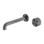 Nero Opal Progressive Wall Basin/Bath Set 230mm - Graphite - NR252007A230GR
