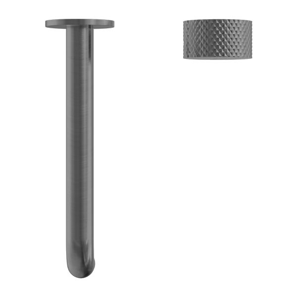 Nero Opal Progressive Wall Basin/Bath Set 120mm - Graphite