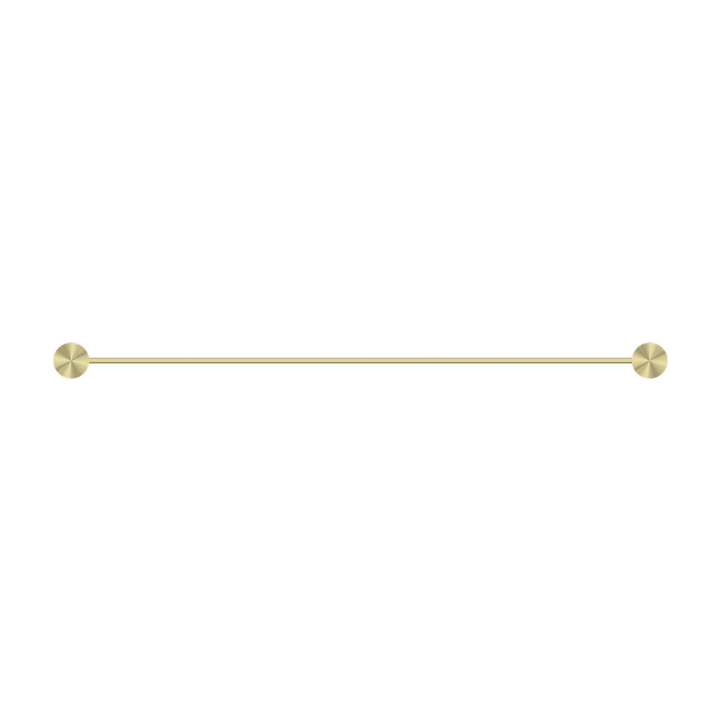 Nero Opal Single 600mm Towel Rail - Brushed Gold - NR2524BG