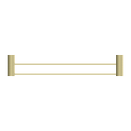 Nero Opal Double Towel Rail 800mm - Brushed Gold - NR2530dBG