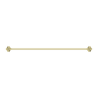 Nero Opal Double Towel Rail 600mm - Brushed Gold - NR2524dBG
