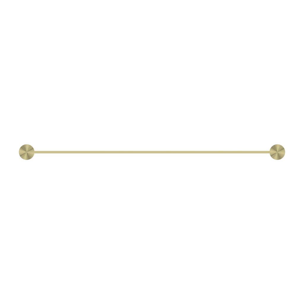 Nero Opal Double Towel Rail 800mm - Brushed Gold - NR2530dBG