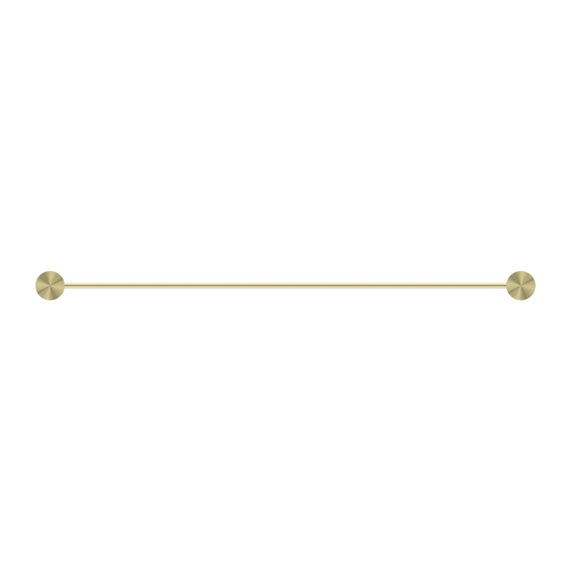Nero Opal Double Towel Rail 800mm - Brushed Gold