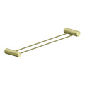 Nero Opal Double Towel Rail 600mm - Brushed Gold - NR2524dBG