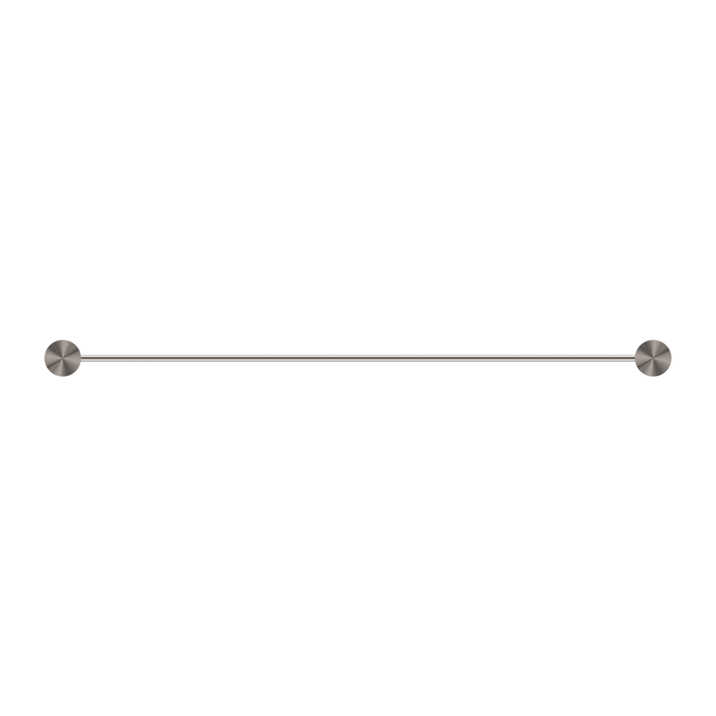 Nero Opal Double Towel Rail 800mm - Brushed Nickel - NR2530dBN