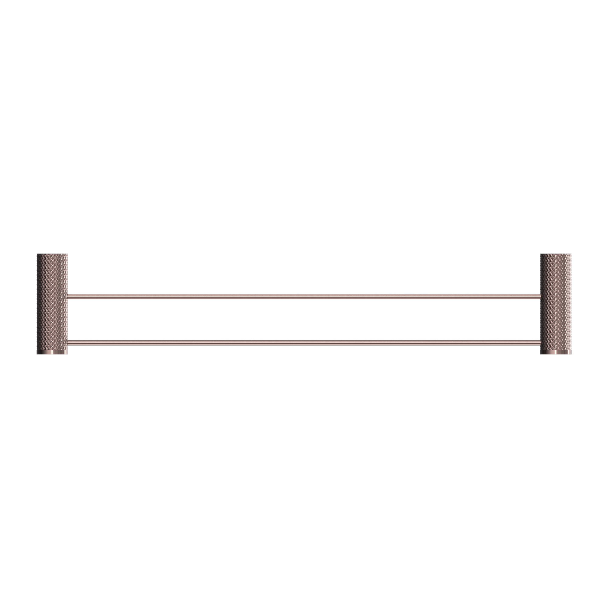 Nero Opal Double Towel Rail 800mm - Brushed Bronze - NR2530dBZ