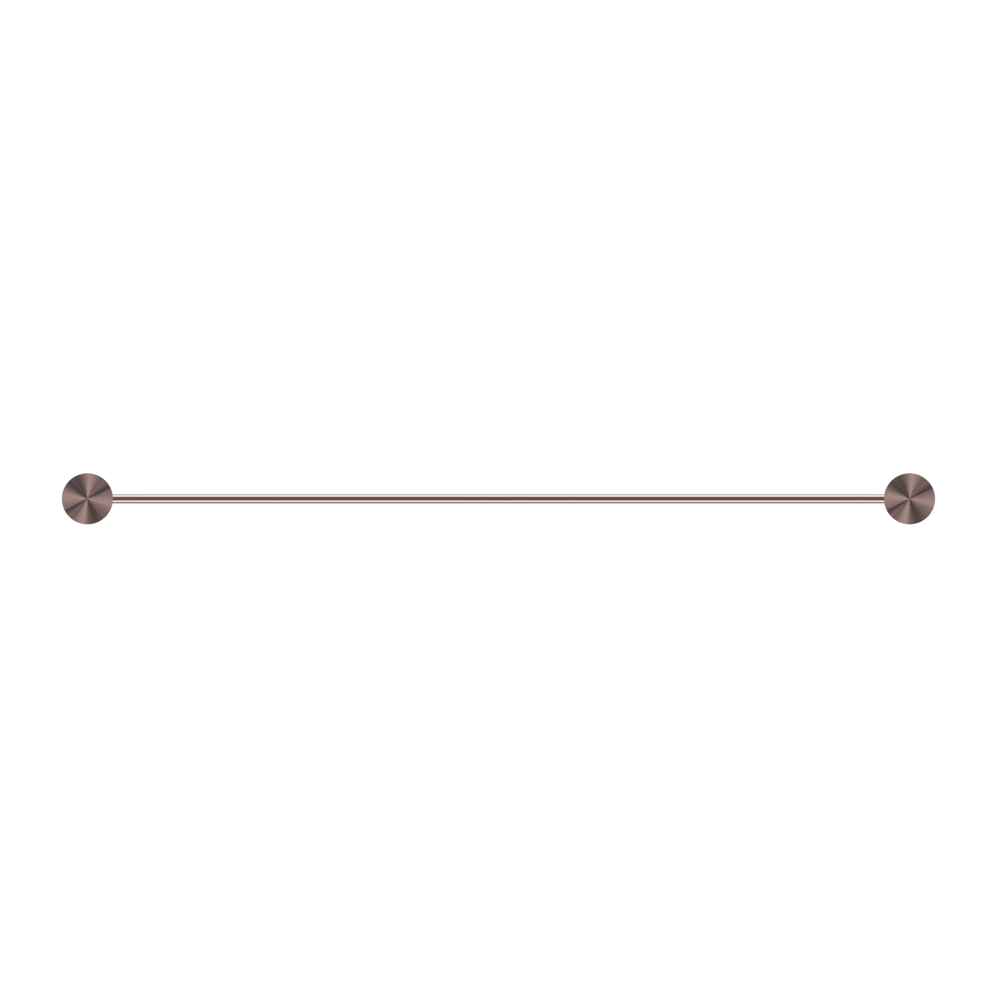Nero Opal Double Towel Rail 600mm - Brushed Bronze - NR2524dBZ