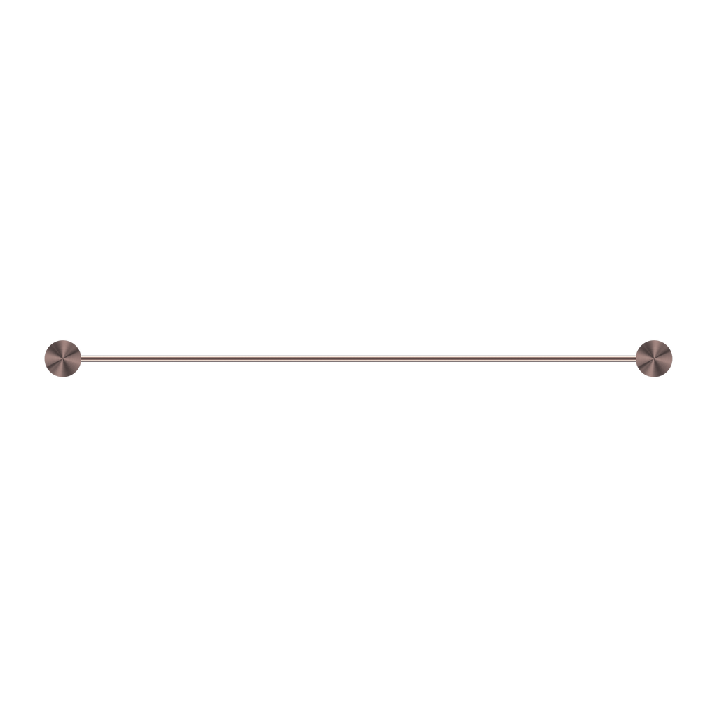 Nero Opal Double Towel Rail 800mm - Brushed Bronze - NR2530dBZ