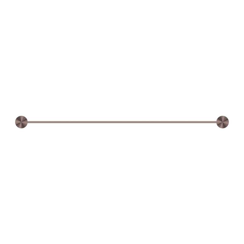 Nero Opal Double Towel Rail 800mm - Brushed Bronze