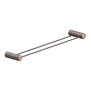 Nero Opal Double Towel Rail 600mm - Brushed Bronze - NR2524dBZ