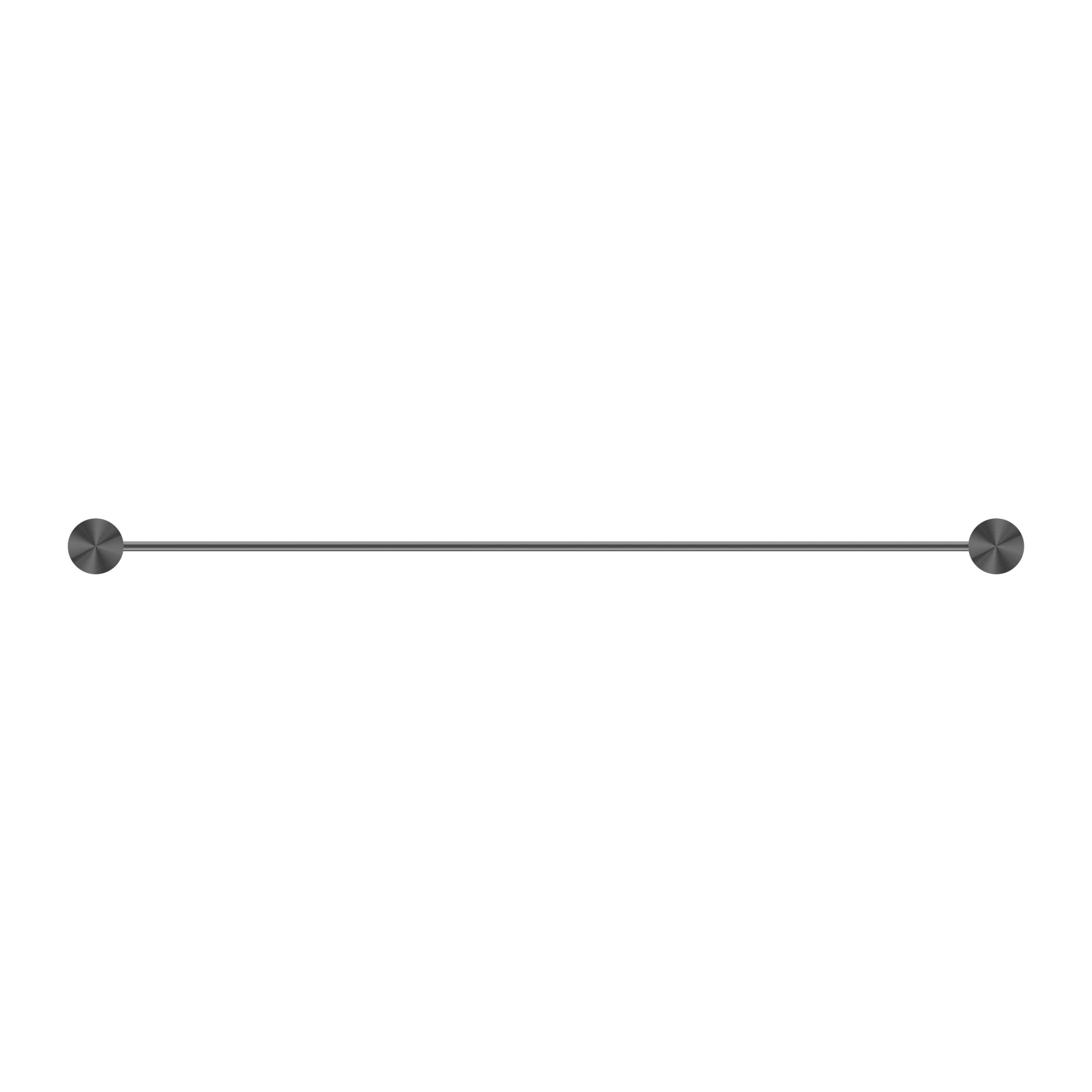 Nero Opal Double Towel Rail 600mm - Graphite - NR2524dGR