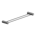 Nero Opal Double Towel Rail 600mm - Graphite - NR2524dGR