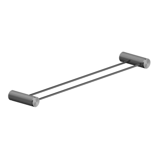 Nero Opal Double Towel Rail 800mm - Graphite - NR2530dGR