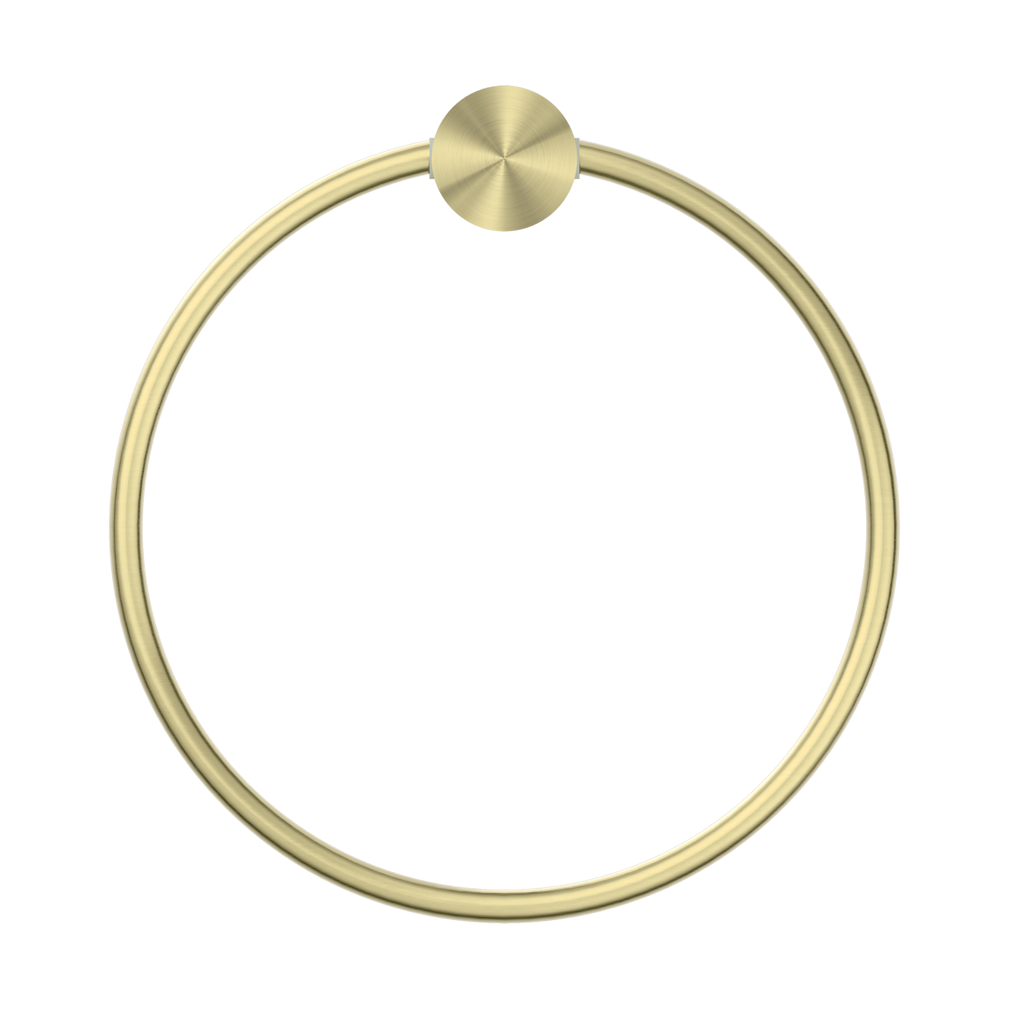 Nero Opal Towel Ring - Brushed Gold - NR2580aBG